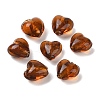 Handmade Silver Foil Glass Beads FOIL-R050-12x8mm-13-1