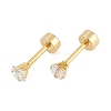 Square Glass Ear Fake Plugs EJEW-H105-24G-A-5