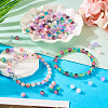 200Pcs 10 Colors Crackle Glass Beads Strands GLAA-TA0003-31C-8