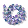 Natural Quartz Dyed Beads Strands G-U023-A02-16-3