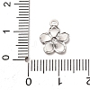 304 Stainless Steel Enamel Pendants STAS-F367-16B-P-3