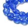 Natural Blue Agate Beads Strands G-NH0015-A01-01-4