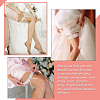 Polyester Lace Bridal Garters DIY-WH0366-34-7