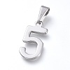 Non-Tarnish 304 Stainless Steel Pendants STAS-L210-05I-P-1