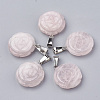 Natural Rose Quartz Pendants G-S343-15-1