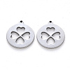 Non-Tarnish 201 Stainless Steel Pendants STAS-N092-12-2