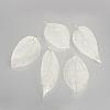 Electroplated Natural Leaf Big Pendants IFIN-Q119-02A-1