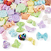 50Pcs 10 Styles UV Plating Opaque Acrylic Beads Sets OACR-TA0003-94-2