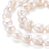 Natural Keshi Pearl Beads Strands PEAR-S020-T01-4