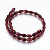 Electroplated Non-magnetic Synthetic Hematite Beads Strands G-P392-R07-1