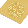 Self Adhesive Gold Foil Embossed Stickers DIY-WH0211-044-4