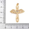 Brass Micro Pave Cubic Zirconia Pendants KK-F910-19G-3