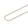 Ion Plating(IP) 304 Stainless Steel Serpentine Chain Necklace for Men Women NJEW-G076-01C-G-3
