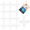 36Pcs Transparent Acrylic Multi-strand Links TACR-PH0001-98-6