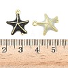 Alloy Enamel Connector Charms ENAM-G232-02G-3