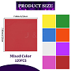 120Pcs 8 Colors Square OPP Candies Wrapping Packaging DIY-WH20055-017A-2