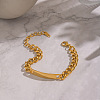 304 Stainless Steel ID Bracelets JU2889-1-4
