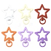 10Pcs Spray Painted Alloy Swivel Snap Hook Clasps FIND-FS0004-55-1