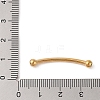 304 Stainless Steel Curved Tube Beads LS-STAS-M061-04G-3