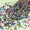 10 Strands Eco-Friendly Handmade Polymer Clay Beads Strands CLAY-SZ0001-63-3