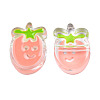 Transparent Acrylic Enamel Beads TACR-N012-004D-1
