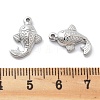 Anti-Tarnish 304 Stainless Steel Pendants STAS-R130-34P-3