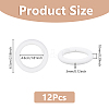 12Pcs Ring Silicone Beads SIL-DC0001-78-2