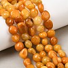 Natural Yellow Aventurine Beads Strands X-G-C257-02-1