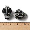Opaque Acrylic Rhinestone Beads X-OACR-S048-03A-3