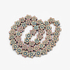Electroplate Non-magnetic Synthetic Hematite Beads Strands X-G-T061-98C-2
