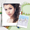 150Pcs ABS Plastic Imitation Pearl Pendants SACR-HY0001-10-6