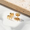 304 Stainless Steel Stud Earrings for Women STAS-Z117-15G-03-3