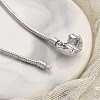 Brass  Micro Pave Cubic Zirconia Link Bracelets LS-BJEW-S158-17P-3