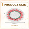 1Pc Polyester Cup Mats AJEW-LP0006-30-2