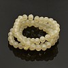 Pearl Luster Plated Faceted Rondelle Glass Beads Strands EGLA-J054-8x5mm-PL03-2