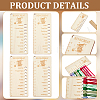4Pcs Wood Thread Winding Boards AJEW-WH0534-51C-4