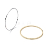 Ion Plating(IP) 304 Stainless Steel Plain Band Rings RJEW-G298-04G-1