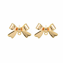 Brass Stud Earring Findings KK-S360-174