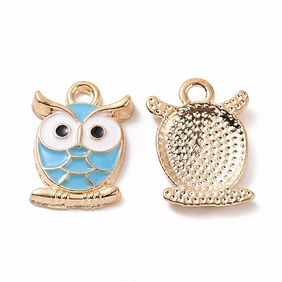 Alloy Enamel Pendants ENAM-B054-02G-03-1