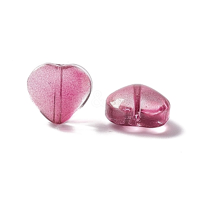 Electroplate Transparent Glass Bead EGLA-H102-08K-1