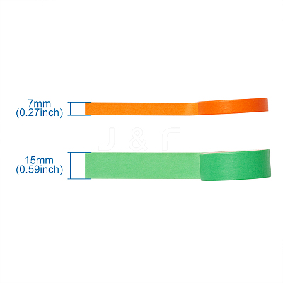 12 Colors DIY Scrapbook Decorative Adhesive Tapes DIY-TA0002-40-1