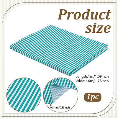 Stripe Cotton Fabric DIY-WH0671-390D-1