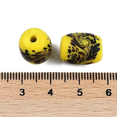 Opaque Handmade Lampwork Beads BLOW-D006-02C-1