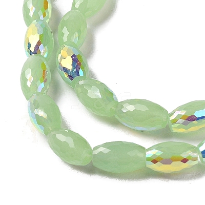 AB Color Plated Electroplate Beads Strands EGLA-H104-04B-1