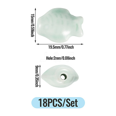 Handmade Porcelain Beads PORC-TADJ0002-01-1