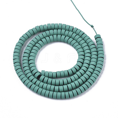 Spray Painted Non-magnetic Synthetic Hematite Beads Strands G-R468-04-03-1