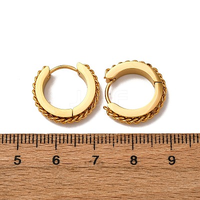 304 Stainless Steel Hoop Earrings EJEW-D331-16G-1