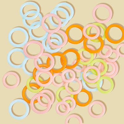 Plastic Round Rings FIND-CP0003-12C-1