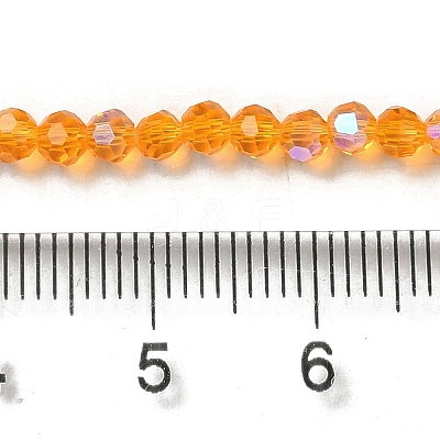 Electroplate Transparent Glass Beads Strands LS-EGLA-A035-T3mm-L05-1