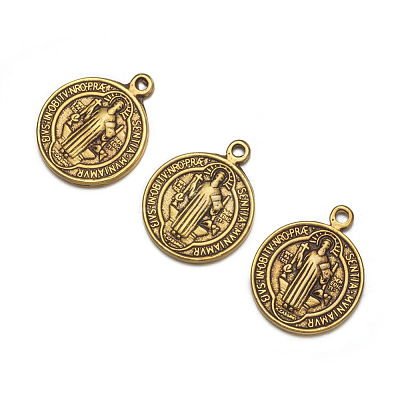 Tibetan Style Alloy Pendants TIBEB-A9489-AG-LF-1